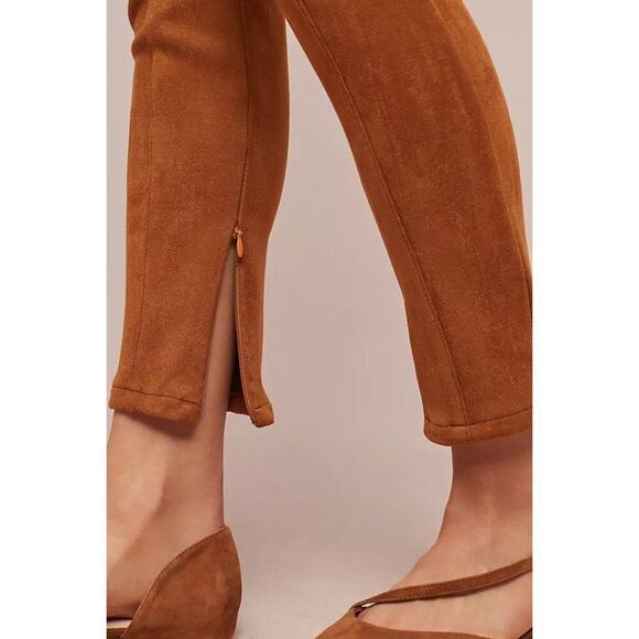 Anthropologie Faux Suede Leggings Size 26 - Picture 3 of 12